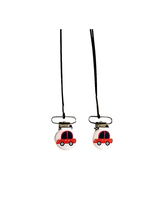 Tingoton - BTE Hearing Aid Accessory Anti-Loss Strap for Children with Car Badge Design, Lanyard Protective Case, Double-Ear Wear - Image 1