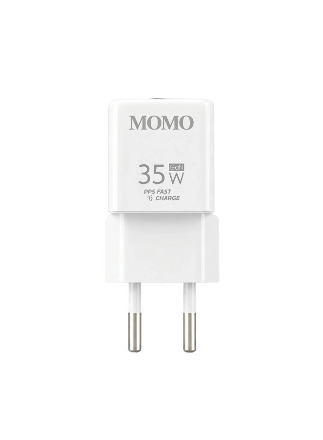 مومو شاحن جداري سريع 35 وات MO-066609 - أداء فائق وموثوق - Image 1