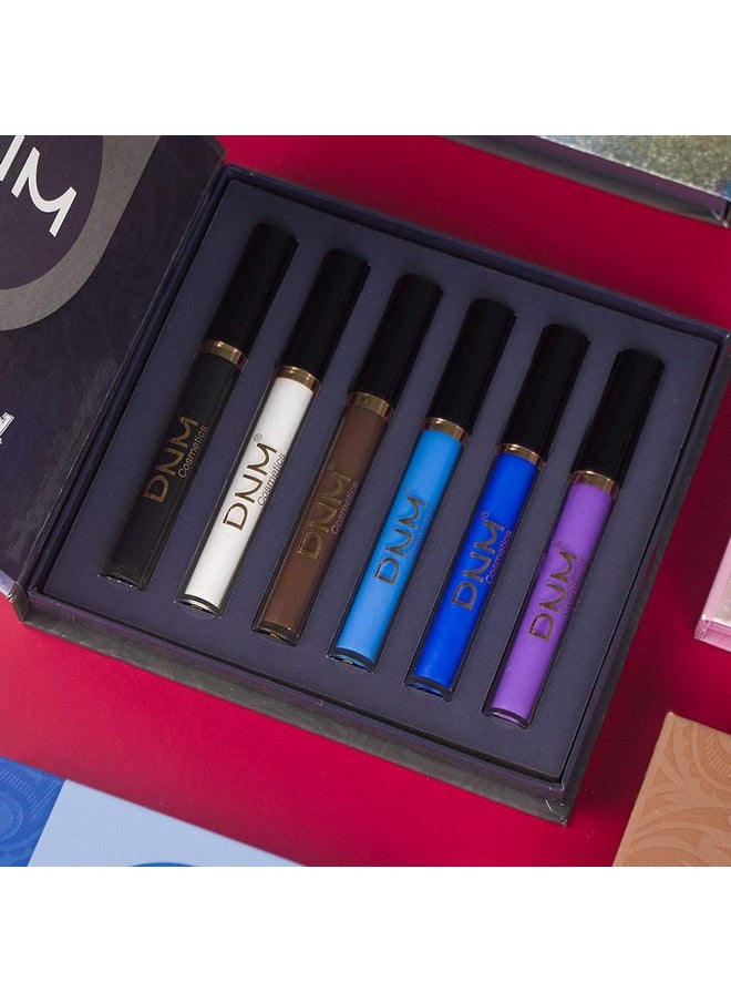 BINGBRUSH Colored Colorful Waterproof Mascara for Eyelashes Set,Blue White Black Brown Purple Long lasting Charming Voluminous Cruelty Free Vegan Eye Makeup (D-6 Colors 01, D)  - Image 3