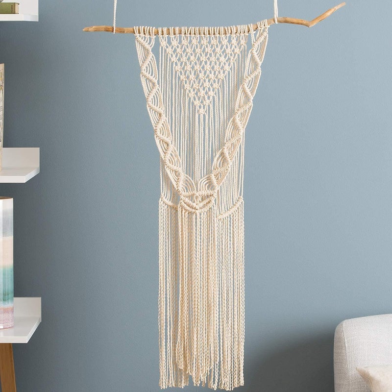 SRIVI Cotton Cord 100 Meters 4 MM Cotton Thread Best for Wall Hanging Plant Hanger Off White Cord No1 - Image 5