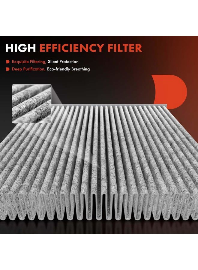 A-Premium Cabin Air Filter with Activated Carbon Compatible with Nissan Altima 2007-2012, Maxima, Murano 2009-2014, Quest 2011-2017, 2.5L 3.5L, Replace# 27277JA000 - Image 4