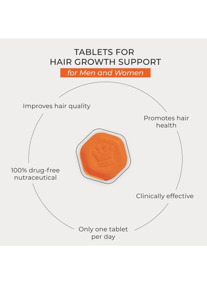 DS LABORATORIES DS Labs Revita Tablets - Hair Vitamins for Density Support, Supplement for Thicker, Stronger Looking Hair, Zinc, Iron, Magnesium, Melatonin, Vitamin D & Biotin Vitamins for Women & Men, 90 Tablets  - Image 2