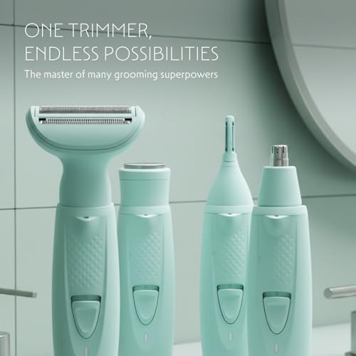 Zlade Summer Move All in One Sensitive Trimmer for Women | Bikini and Body Shaver | Face Shaver | Eyebrow Shaper | Nose and Ear Trimmer | Rechargeable with USB C | Fully Waterproof and Showerproof, Easy to Clean Design | Travel Friendly, Quick and Painless (Move All in One) - Image 2