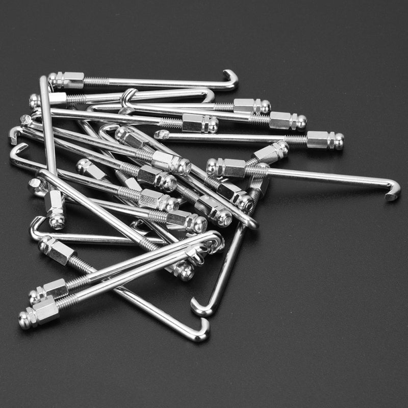 Banjo Hooks: 24pcs Chrome Plated - Rust-Proof Durable Metal Hooks for Banjo, Ukulele Instrument Accessories - Image 1