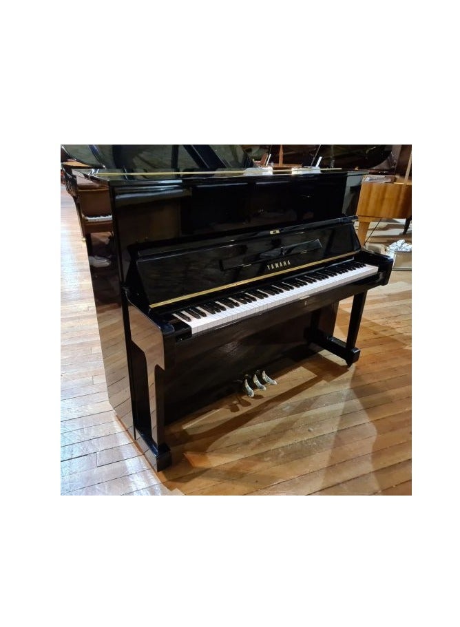 Yamaha U1 Renewed Upright Piano With Bench And One year Warranty