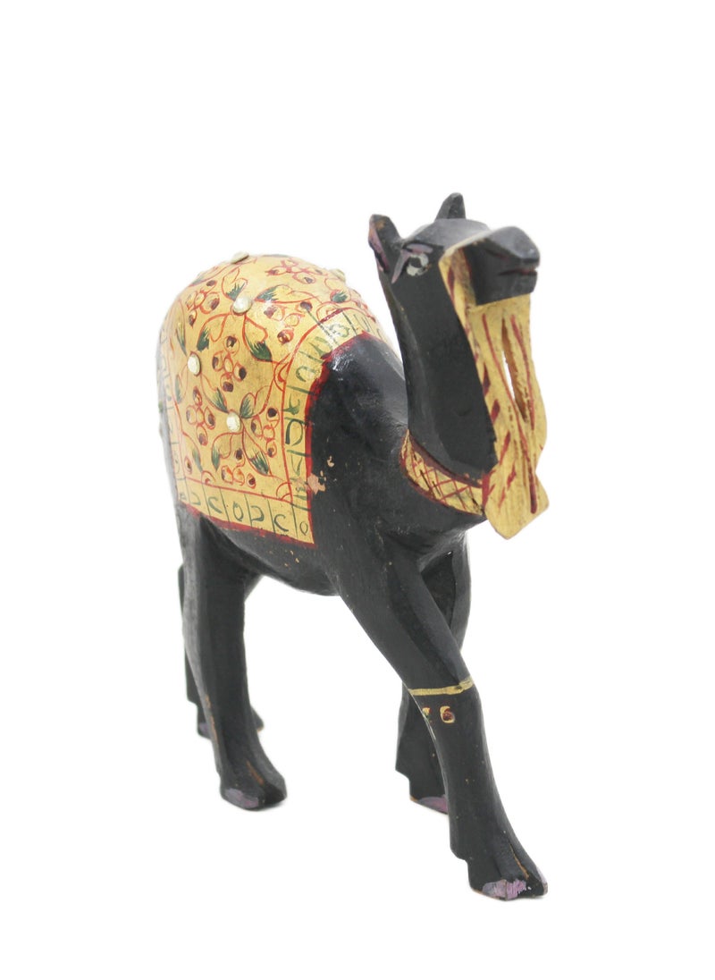 Antique Museum Handcrafted Camel Figurine Desert-Inspired Decor  - Image 1