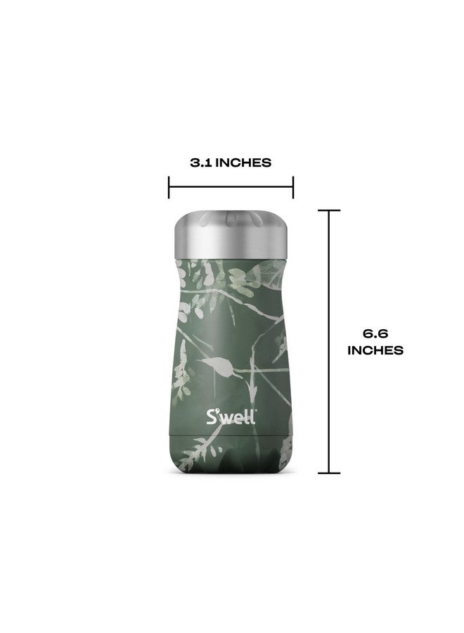 S'well S'well Stainless Steel Traveler, 12oz, Green Foliage, Triple Layered Vacuum Insulated Containers Keeps Drinks Cold for 20 Hours and Hot for 9, BPA Free, Easy Carrying On the Go - Image 4