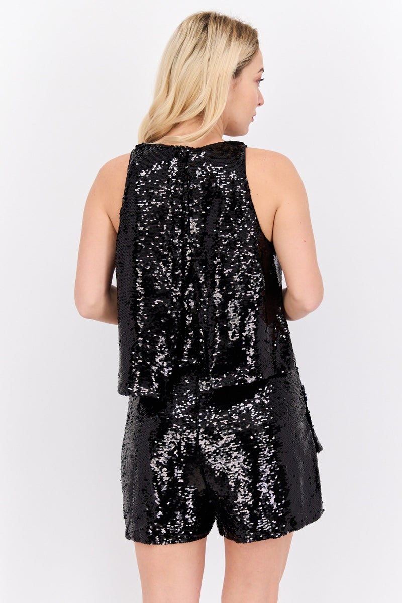RIVER ISLAND Women Textured Playsuit, Black  - Image 2
