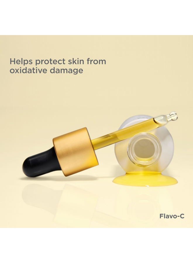 ISDIN مصل Flavo-C المضاد للشيخوخة ومضادات الأكسدة وفيتامين C، يزيد من إشراق البشرة ومرونتها وملمسها، 1 أونصة سائلة - Image 5