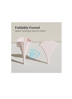 Spaceshoop Funnel silicone flower shape folding with supporter  - Image 2