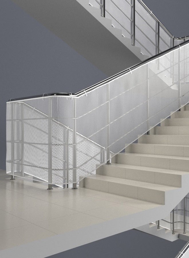 Hanayo Baby Safety Net Safety Stair Railing Mesh Net for Kids Toys Pets Children's Outdoor Window Balcony Fence Protection Mesh No Drilling for Children Kids Pets(White,300x78cm) - Image 4