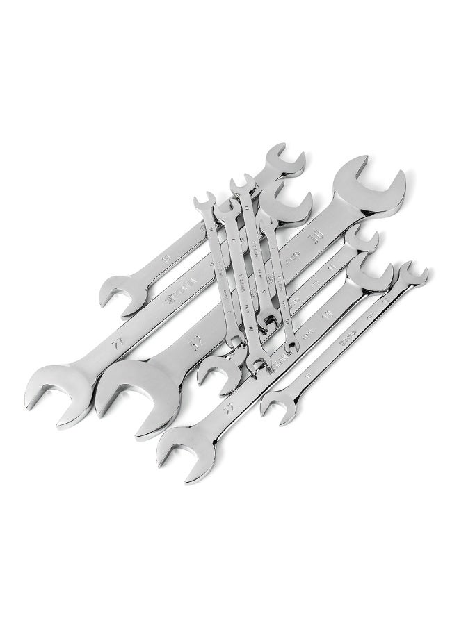 SATA ST08010 10-Piece Metric Double Open End Wrench Set - Image 2