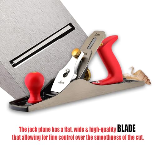 Link Prabal Jack Planers (4 No/250MM) for Precision Woodworking, Good-Grade Cast Iron Body, Wooden Handle and knob with Brass screw, blade with high carbon steel - Image 2