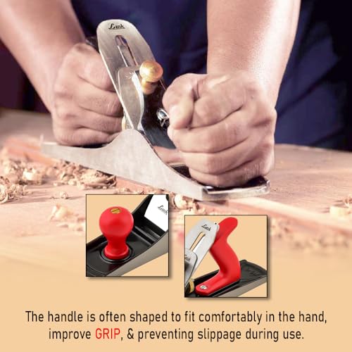 Link Prabal Jack Planers (4 No/250MM) for Precision Woodworking, Good-Grade Cast Iron Body, Wooden Handle and knob with Brass screw, blade with high carbon steel - Image 3