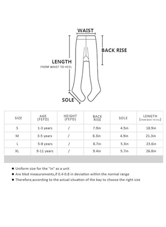Muyixin عبوة من 2 جوارب أطفال للبنات من القطن الناعم وجوارب وبنطلونات للأطفال من سن 8 إلى 12 عامًا - Image 5