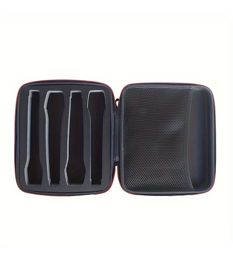 Black Portable Shockproof Microphone Storage Bag EVA Case Drop Proof Zipper - Image 5