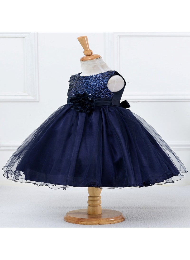 D'Daniela Sequin Bodice Tulle Dress - Image 2