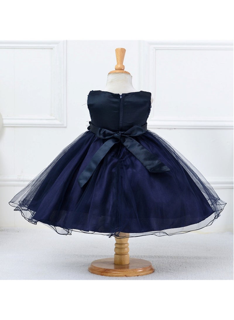 D'Daniela Sequin Bodice Tulle Dress - Image 3
