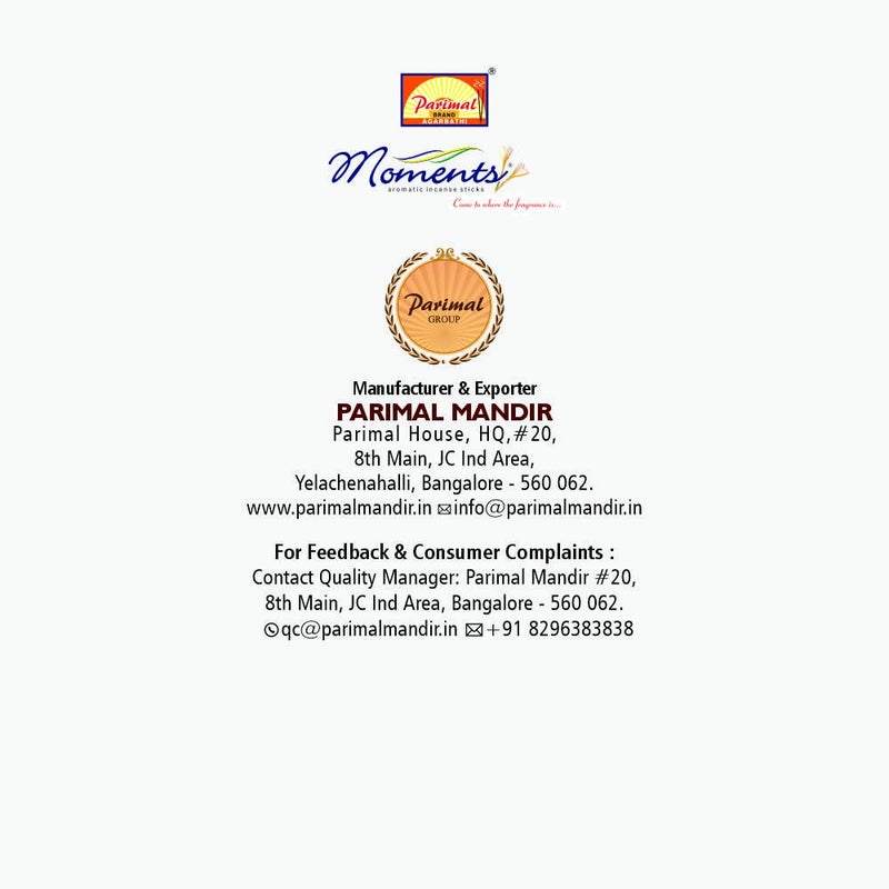 PARIMAL Moments Incense Sticks | Jumbo Pack |Pack of 3-150 Grams X 3 = 450G | | Aromatic AGARBATTI - Image 5