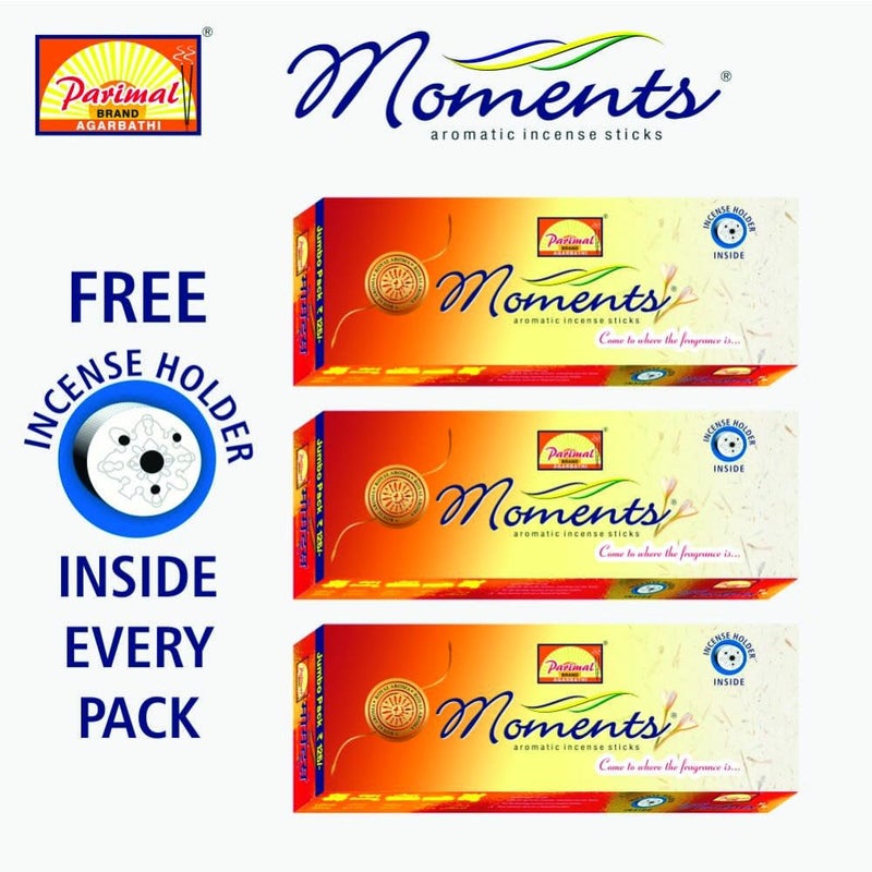 PARIMAL Moments Incense Sticks | Jumbo Pack |Pack of 3-150 Grams X 3 = 450G | | Aromatic AGARBATTI - Image 3