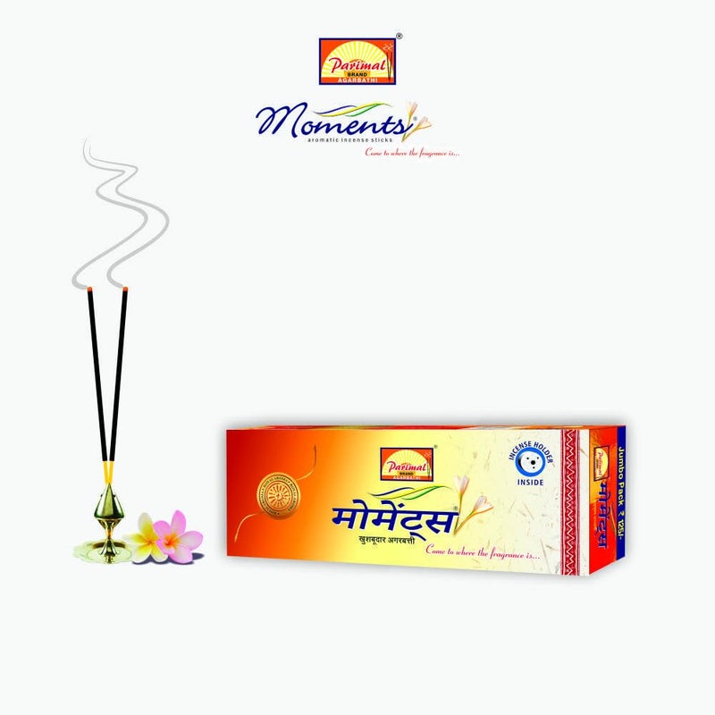 PARIMAL Moments Incense Sticks | Jumbo Pack |Pack of 3-150 Grams X 3 = 450G | | Aromatic AGARBATTI - Image 4