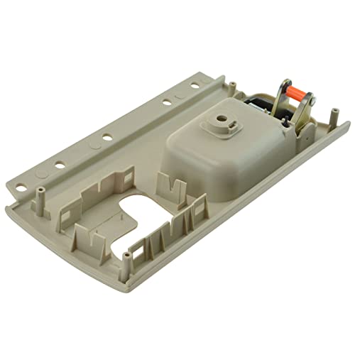 TRQ Front Left Interior Door Handle Beige & Gold Drivers Side Compatible with 2003-2011 Lincoln Town Car - Image 4