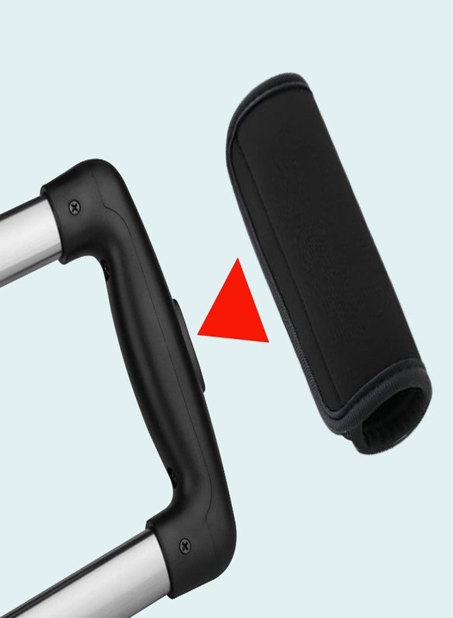 NIHSPRUHAY 2Pc Soft Comfortable Neoprene Luggage Handle Wrap Grip Identifier Stroller Grip Protective Cover Travel Bag Luggage Suitcase - Image 2