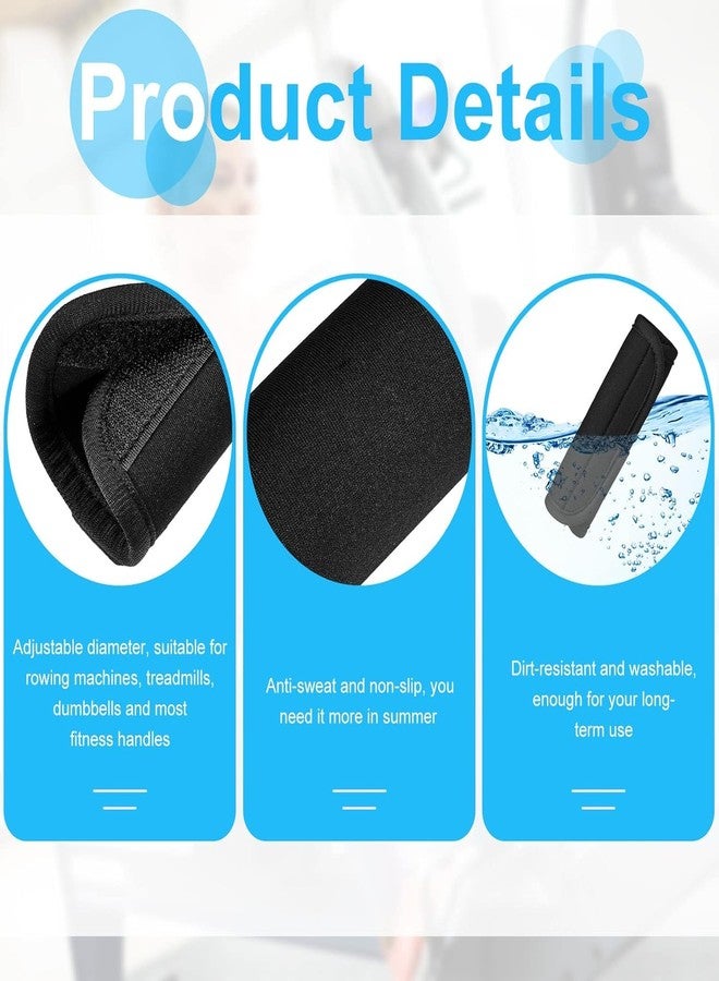 NIHSPRUHAY 2Pc Soft Comfortable Neoprene Luggage Handle Wrap Grip Identifier Stroller Grip Protective Cover Travel Bag Luggage Suitcase - Image 4
