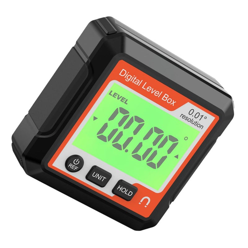 Professional Digital Protractor Inclinometer Angle Gauge with Backlit LCD Portable Mini Level Tool for Precise Woodworking Automotive Repair and Machine Positioning - Image 1