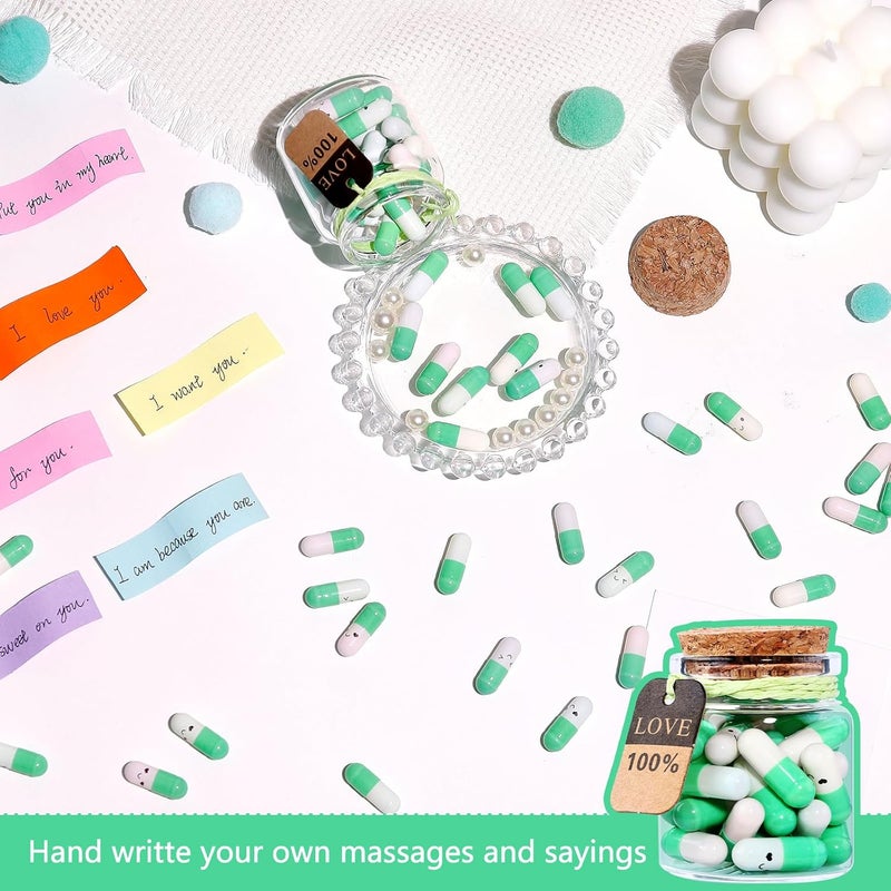 Tintnut Valentines Present for Boyfriend, Girlfriend - Capsule Letters Message Love Letter Half Color Pill 30 Pcs Birthday Gift - Image 5