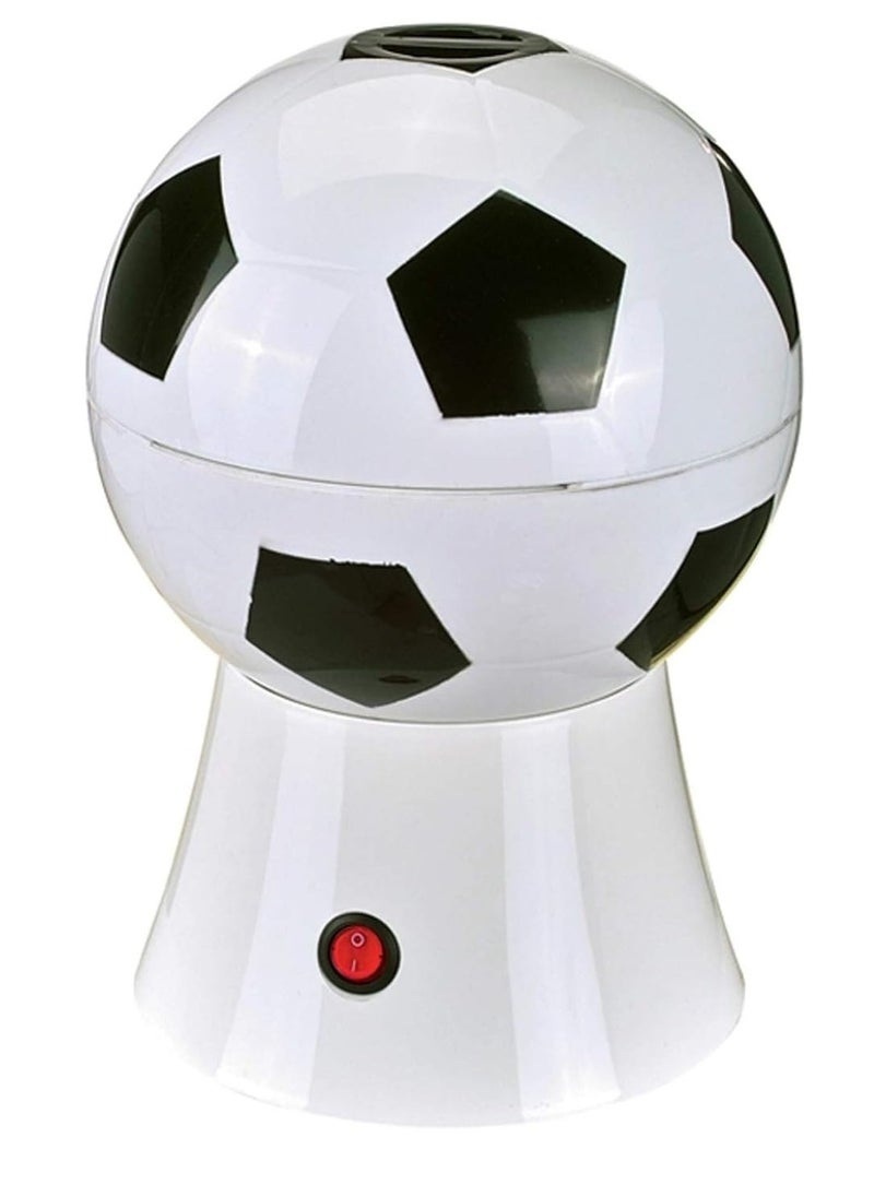 ELTRAZONE Hot Air Popcorn Maker, 1200W Soccer/Basketball/Volleyball Style Popcorn Machine, Healthy Oil-Free Popcorn, Perfect for Family Cinema Nights, Parties & Game Days (Football Style)  - Image 2