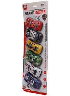 Generic 6 Pieces Metal Car Set for Kids  - Image 3