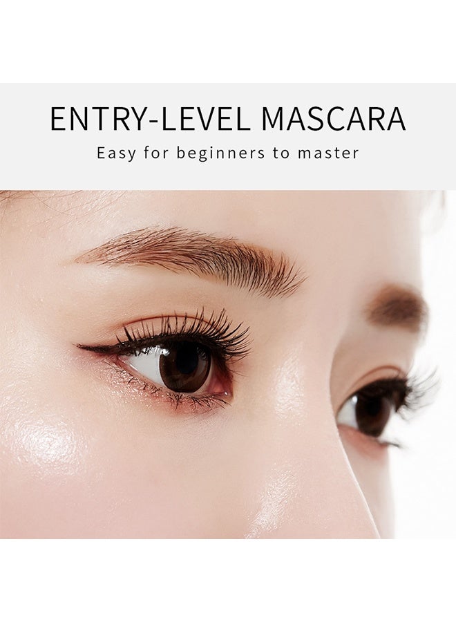 QIC 4D Silk Fiber Lash Mascara, 2 in 1 Thrive Mascara For Natural Lengthening And Thickening Effect - Image 4