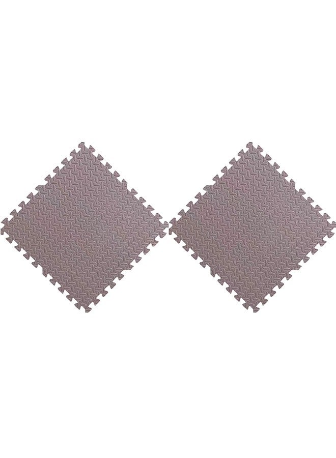 JCB CHIC حصائر من رغوة EVA 2 قطعة 60 سم × 60 سم × 2.5 سم حصيرة لعب للأطفال من الرغوة ناعمة للتمارين المنزلية للأطفال حصيرة لعب للأطفال الزحف حصيرة تمرين أرضية المرآب بلاط داخلي وخارجي للياقة البدنية (لون قهوة) - Image 1