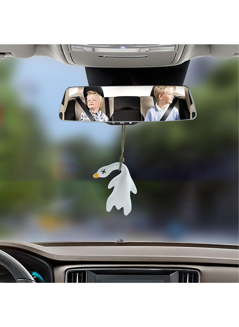 RATSAW Car Hanging Ornament Cute Swinging Roast Duck Car Mirror Hanging Accessories Car Pendant Car Hanging Accessories Car Interior Charms Decoration Car Decoration Gift Rearview Mirror Charms  - Image 2