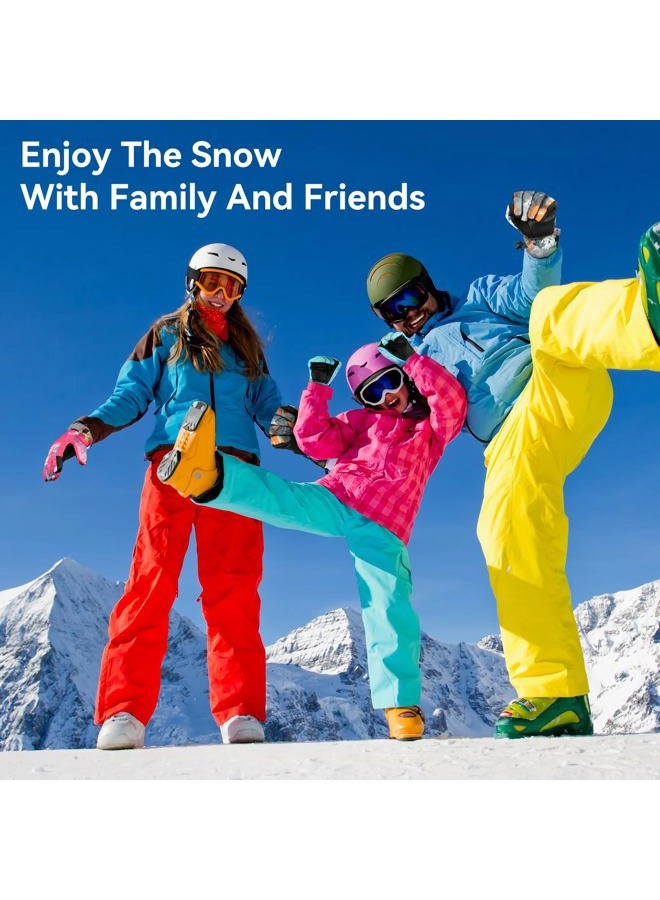 Pnosnesy Cold Weather Mittens,Ski Gloves,Snow Gloves,Waterproof Winter Gloves,Men & Women,For Parent Child - Image 2