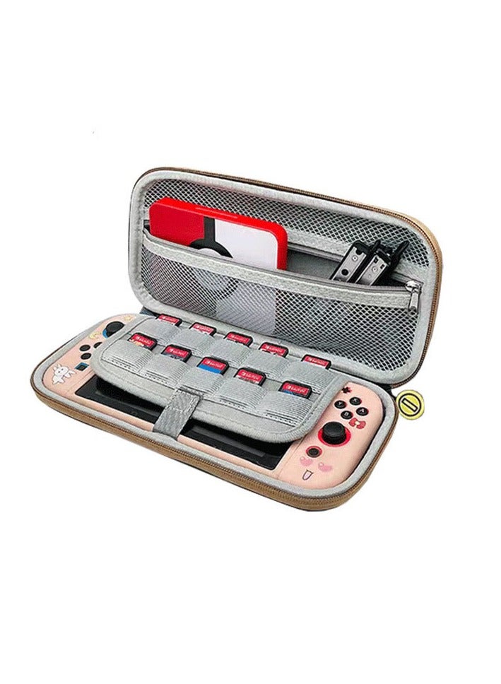 Nintendo Switch Green Minecraft Hard Shell and Rubber Protective Cover Travel Case - Image 3