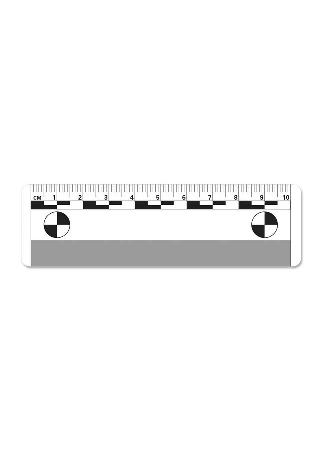 Crime Scene مقياس فوتوماكروغرافي (10 سم) 10 عبوة - Image 4