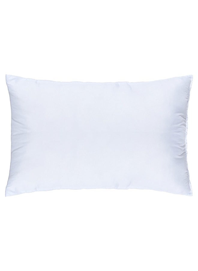 Hotel Linen Klub - وسادة ديركو الأميرة 1 قطعة - 48x70 سم، غلاف خارجي 100% ميكروفايبر، حشو 100% ألياف فارغة بملمس ناعم، قياسي، أبيض - Image 1
