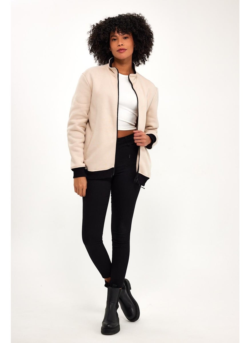 Alexander Gardi Raised Stand Collar Comfort Fit Jacket Coat (E23-68002)  - Image 5