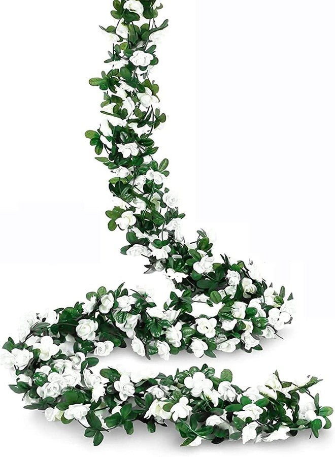 WEISPARK Fake Flowers - 10pcs 82 FT Artificial Rose Vine Flower Plants Hanging Rose Ivy for Home Hotel Office Wedding Party Garden Craft Art Décor - Image 5