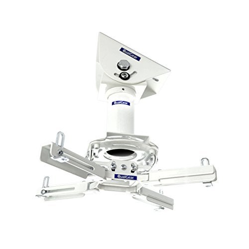 QualGear Pro-AV QG-KIT-VA-3IN-W Projector Mount Kit Accessory Vaulted Ceiling Adapter, 3" 1.5", White - Image 1