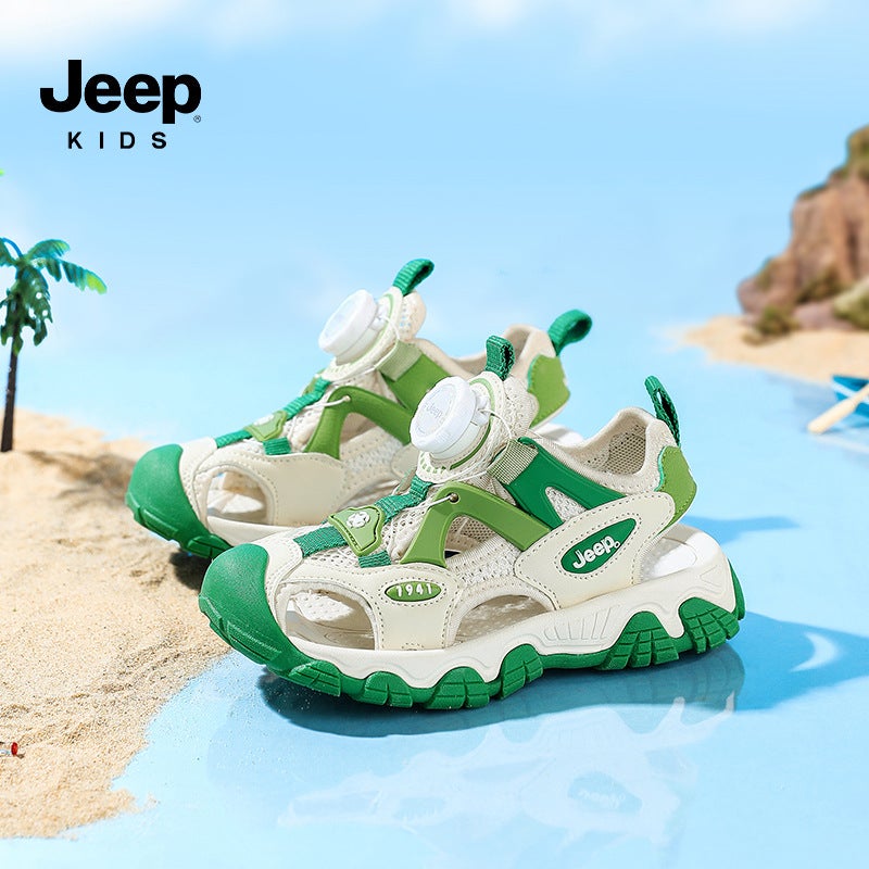 Jeep Boys Sandals 2025 Mid-Large Children'S Non-Slip Soft Sole Lightweight Comfortable Sports Beach Shoes - Image 4