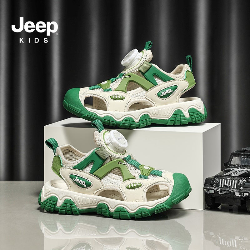 Jeep Boys Sandals 2025 Mid-Large Children'S Non-Slip Soft Sole Lightweight Comfortable Sports Beach Shoes - Image 5