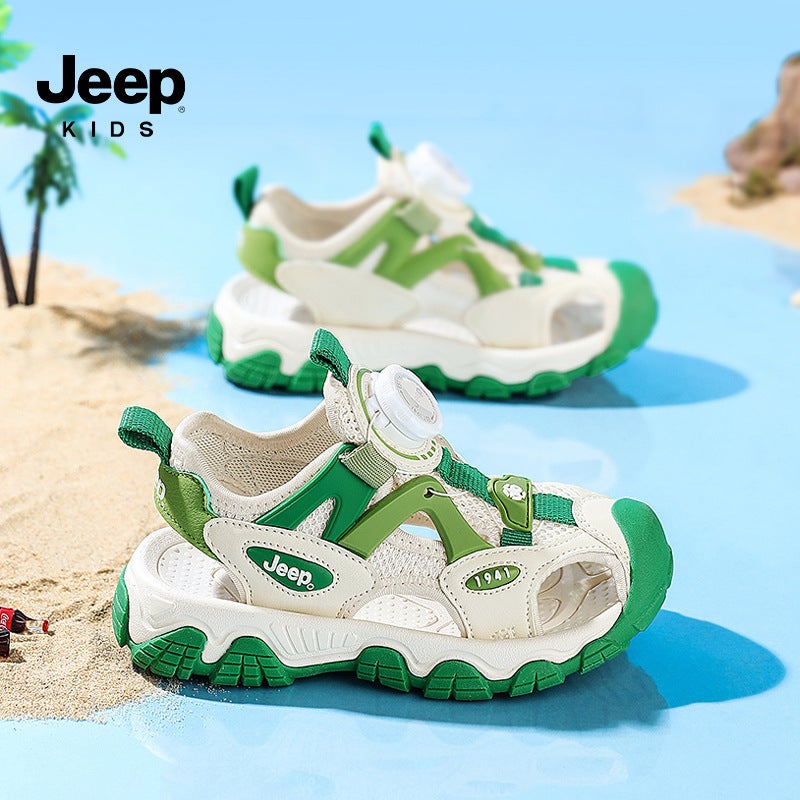 Jeep Boys Sandals 2025 Mid-Large Children'S Non-Slip Soft Sole Lightweight Comfortable Sports Beach Shoes - Image 2