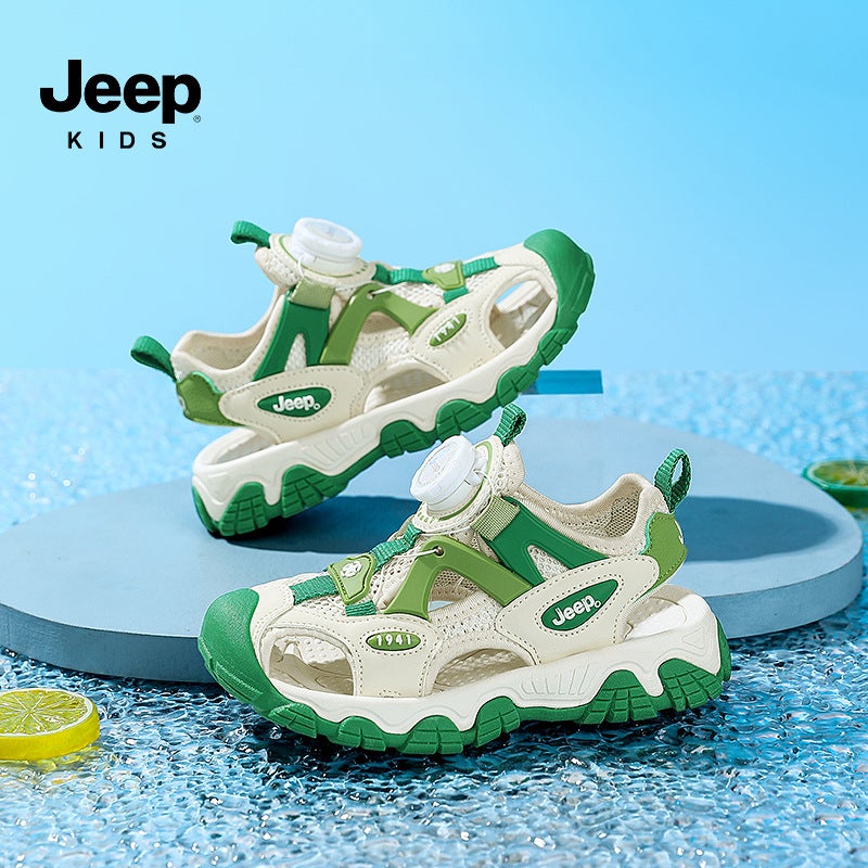 Jeep Boys Sandals 2025 Mid-Large Children'S Non-Slip Soft Sole Lightweight Comfortable Sports Beach Shoes - Image 3