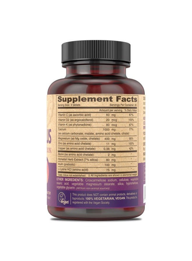 Deva Vegan Vitamins Calcium Magnesium Plus Lets 90 TAB - Image 3