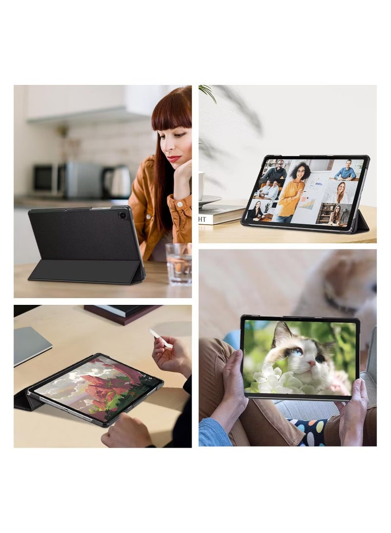 Beauenty Samsung Galaxy Tab A9 Plus 11 Inch 2023 Model with Pencil Holder Slim Tablet Cover with Soft Back Auto Wake Sleep Function Black - Image 5
