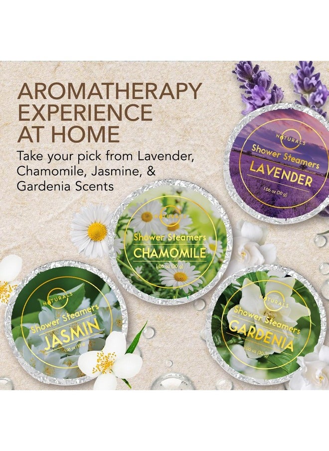 O Naturals - Shower Steamers Aromatherapy - Birthday Gifts for Women - Shower Bombs Aromatherapy, Spa Day Essentials, Relaxation Spa Gifts - Self Care Unique Gifts for Women and Men (Lavender 8 Count) - Image 1