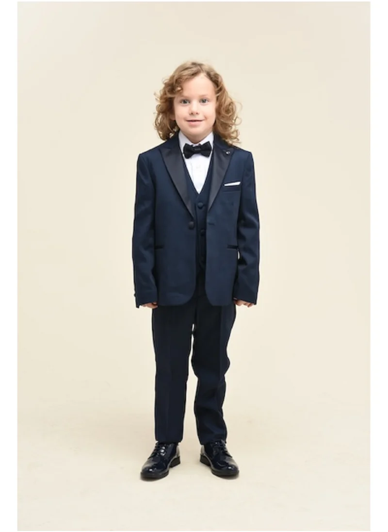 VIA BAMBINO Formal Boys Navi Suit 9082